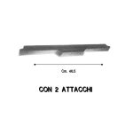 MANIGLIA FORNO X SOVRANA CM. 58.5 NERA - M5481